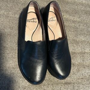 Dansko Classic Black Slip-On Shoes